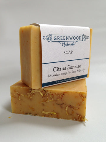 Citrus Sunrise Botanical Soap